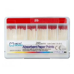 Meta Absorbent Paper Points - 2% #25