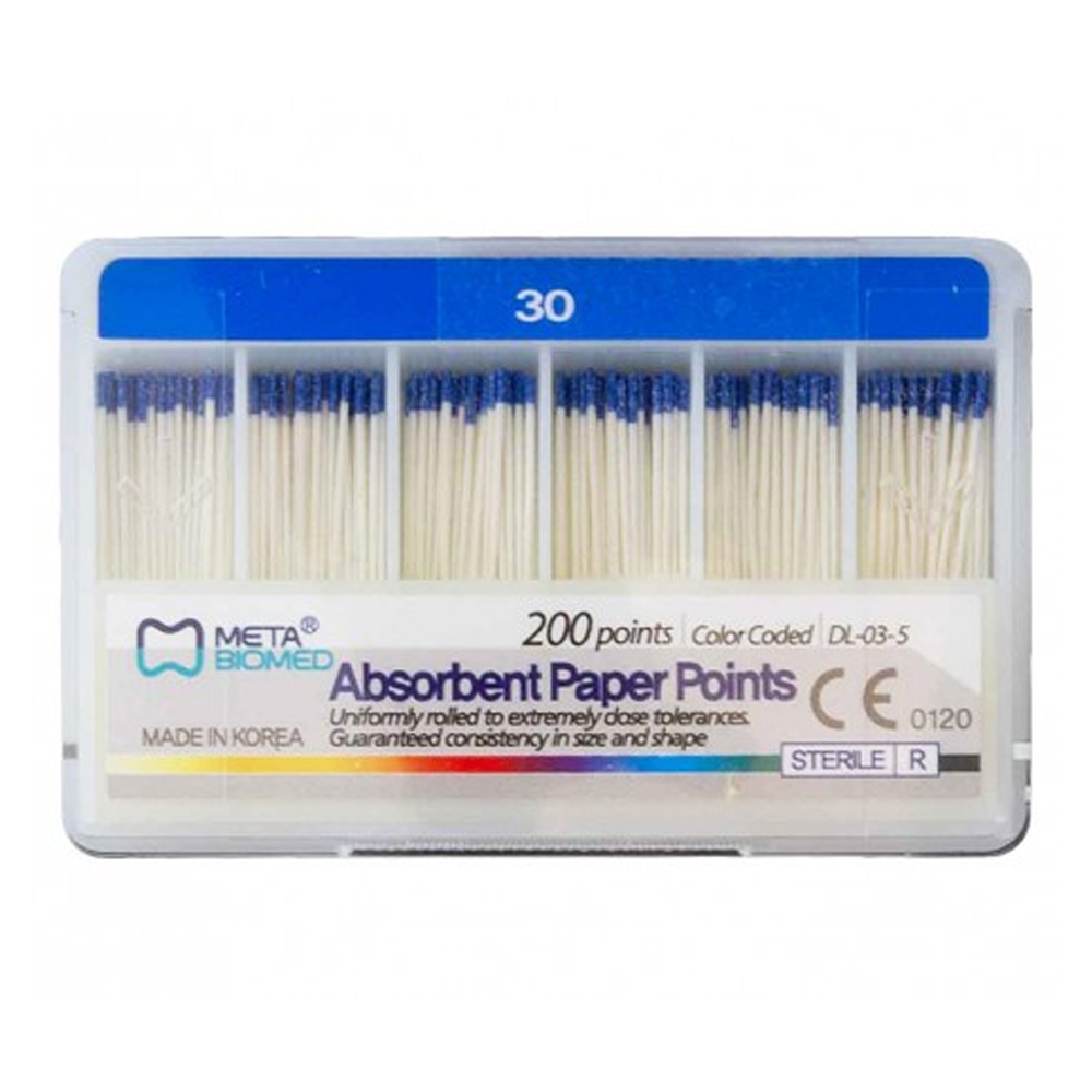 Meta Absorbent Paper Points - 2% #30