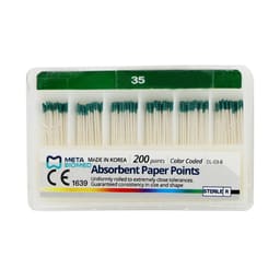 Meta Absorbent Paper Points - 2% #35
