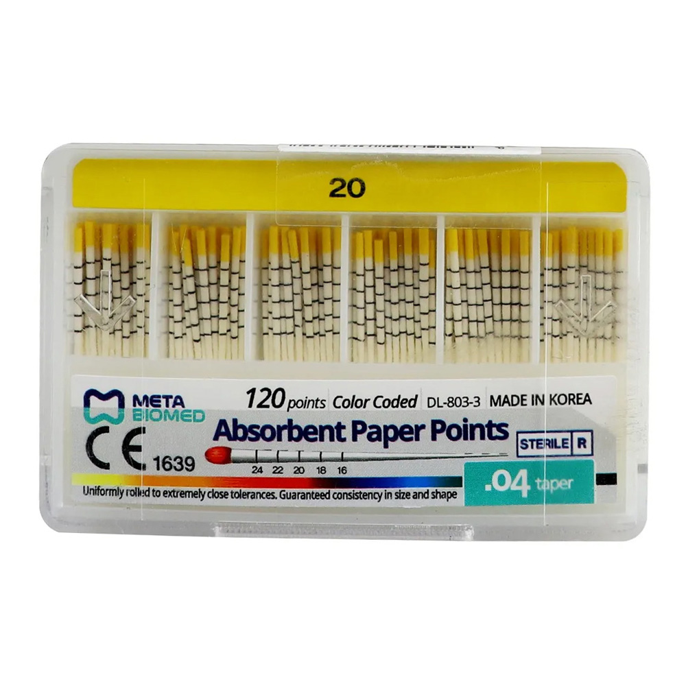 Meta Absorbent Paper Point - 4% #20