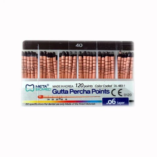 Meta Gutta Percha Points Special Taper 0.06 #40