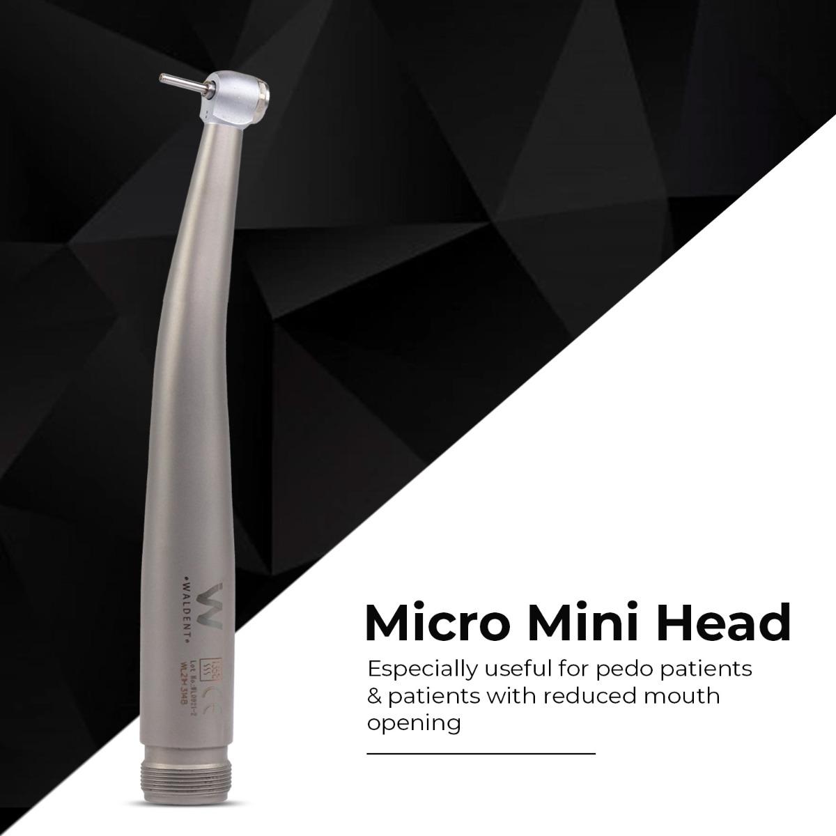 Waldent Premium Plus MicroMini Handpiece And Cartridge