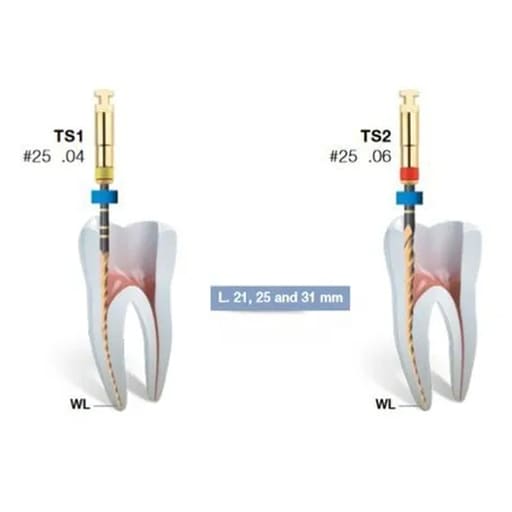 Micro Mega 2Shape Mini Rotary File Refills (Pack of 5)