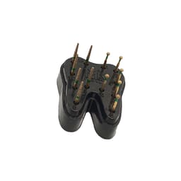 MiK Zirconia Retrieval Bur Kit - Half Round Half Straight ( Pack of 12 )