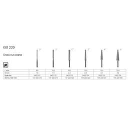 Labodent Milling Instrument- Cross Cut Coarse - 3