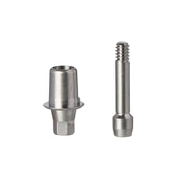 Mediden Osstem TS Mini Compatible Titanium Abutment With Screw 4mm - Hex (TB-H-57)