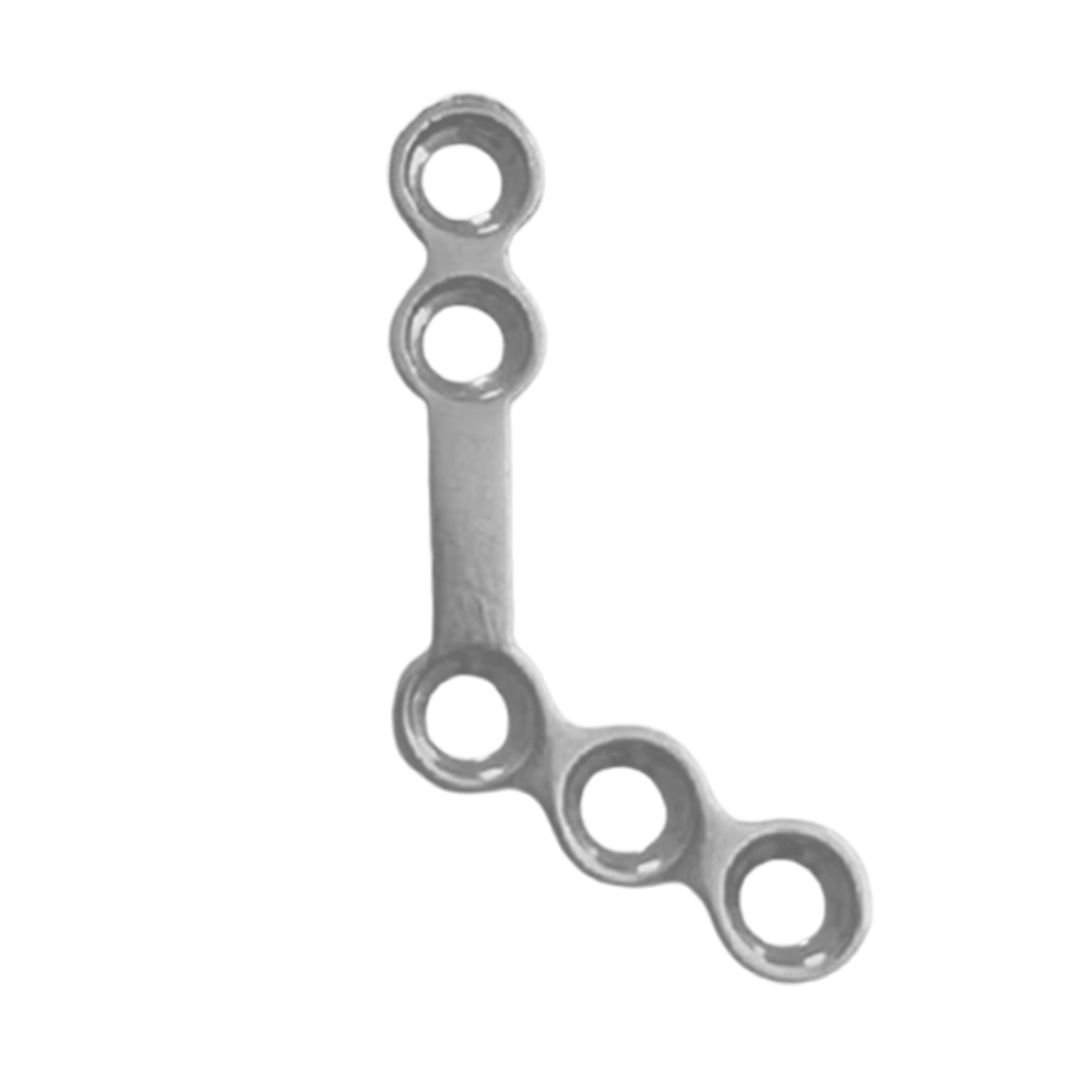 SK Surgicals SS Mini Bone Plates L Shape 120° With Gap - 2mm