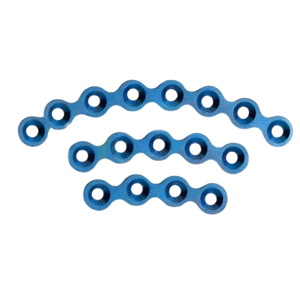 SK Surgicals Titanium Mini Bone Plates Orbital Continuous - 2mm