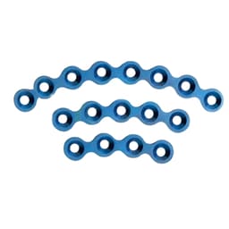SK Surgicals Titanium Mini Bone Plates Orbital Continuous - 2mm (Pack of 2)