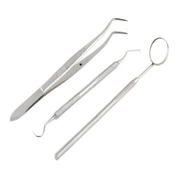 GI Probe + Mouth Mirror + Tweezer (Double ended)