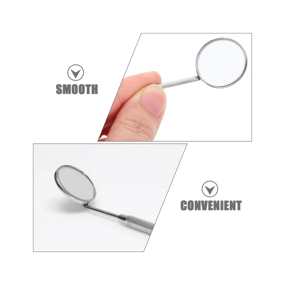 Waldent Mouth Mirror Tops Plain #4 Pack of 12 (K13/4)