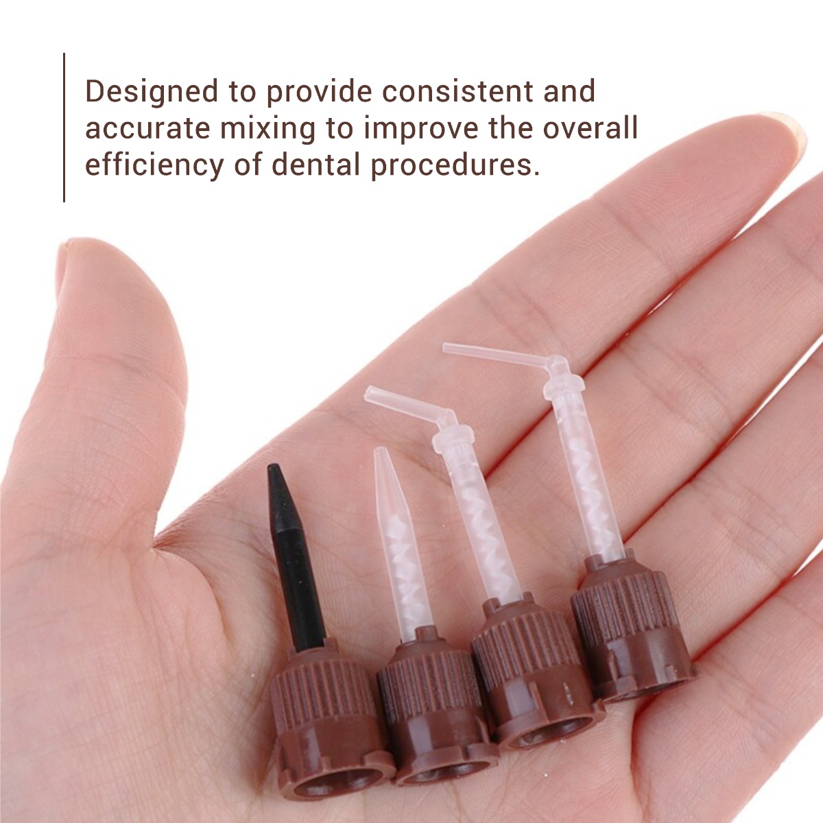 Cotisen High Performance Mixing Tips Brown Pack Of 50