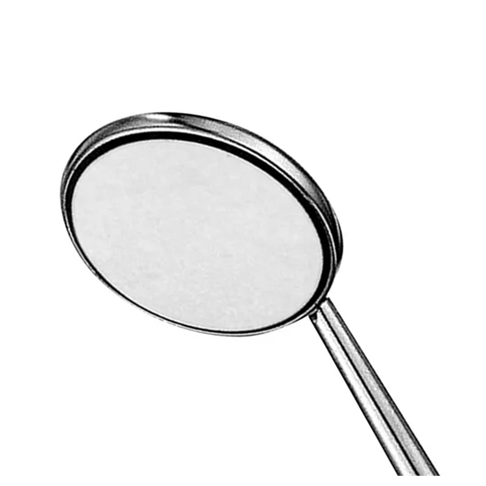 GDC Mouth Mirror Tops Fs Rhodium Coated Pack Of 12 Pcs - 5 (Mmtfs5)