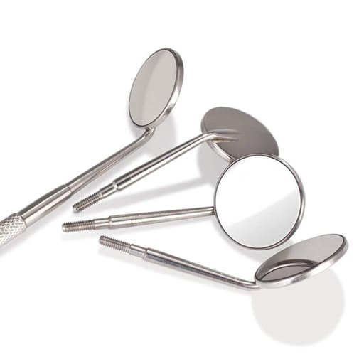 GDC Mouth Mirror Tops Magnified Pack Of 12 - 4 (Mmtm4)