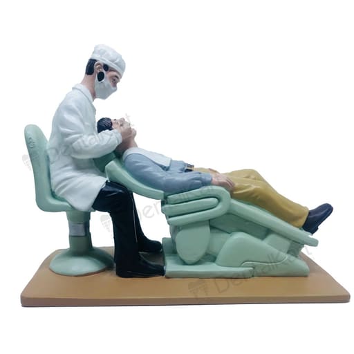 Idental Sculpture With Dentist & Patient MD-113