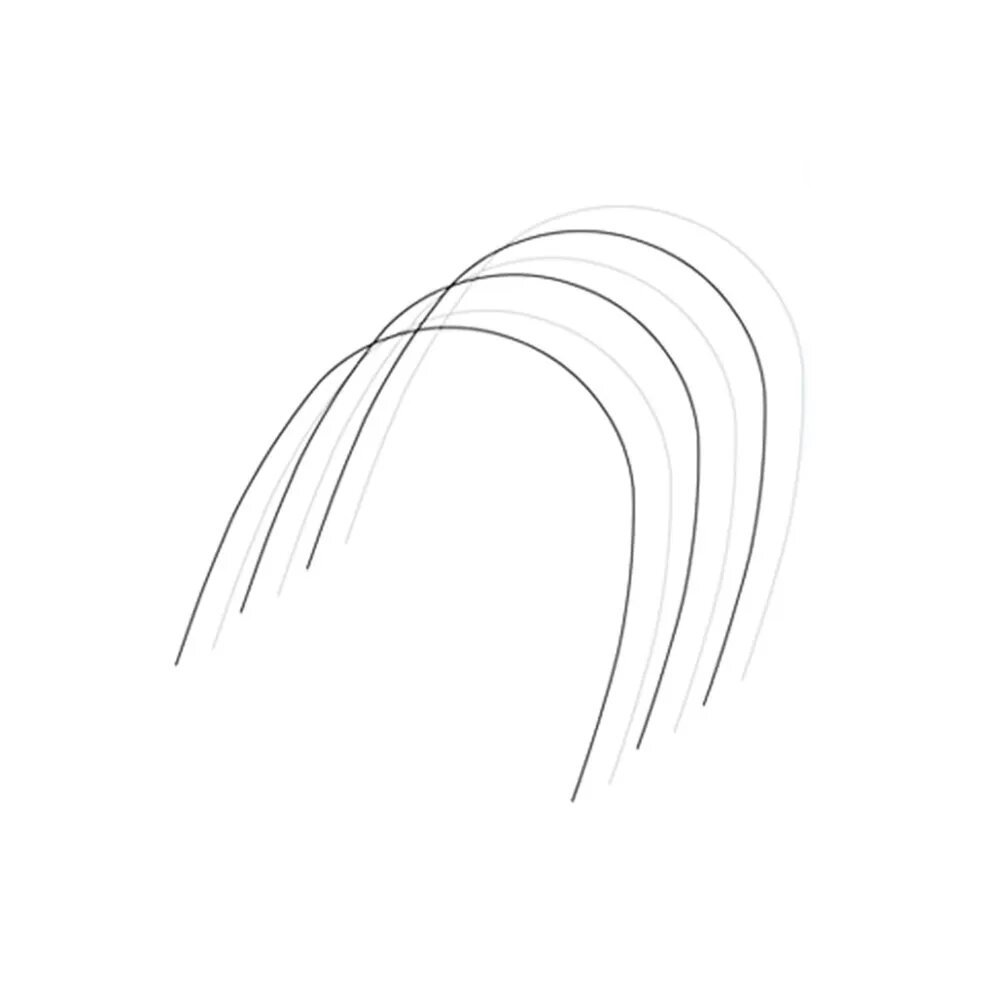 Modern Ortho Tinol-1 Superelastic Nitinol Archwires Econo - Rectangular Lower 21x25 NTE-2125L-NFESE