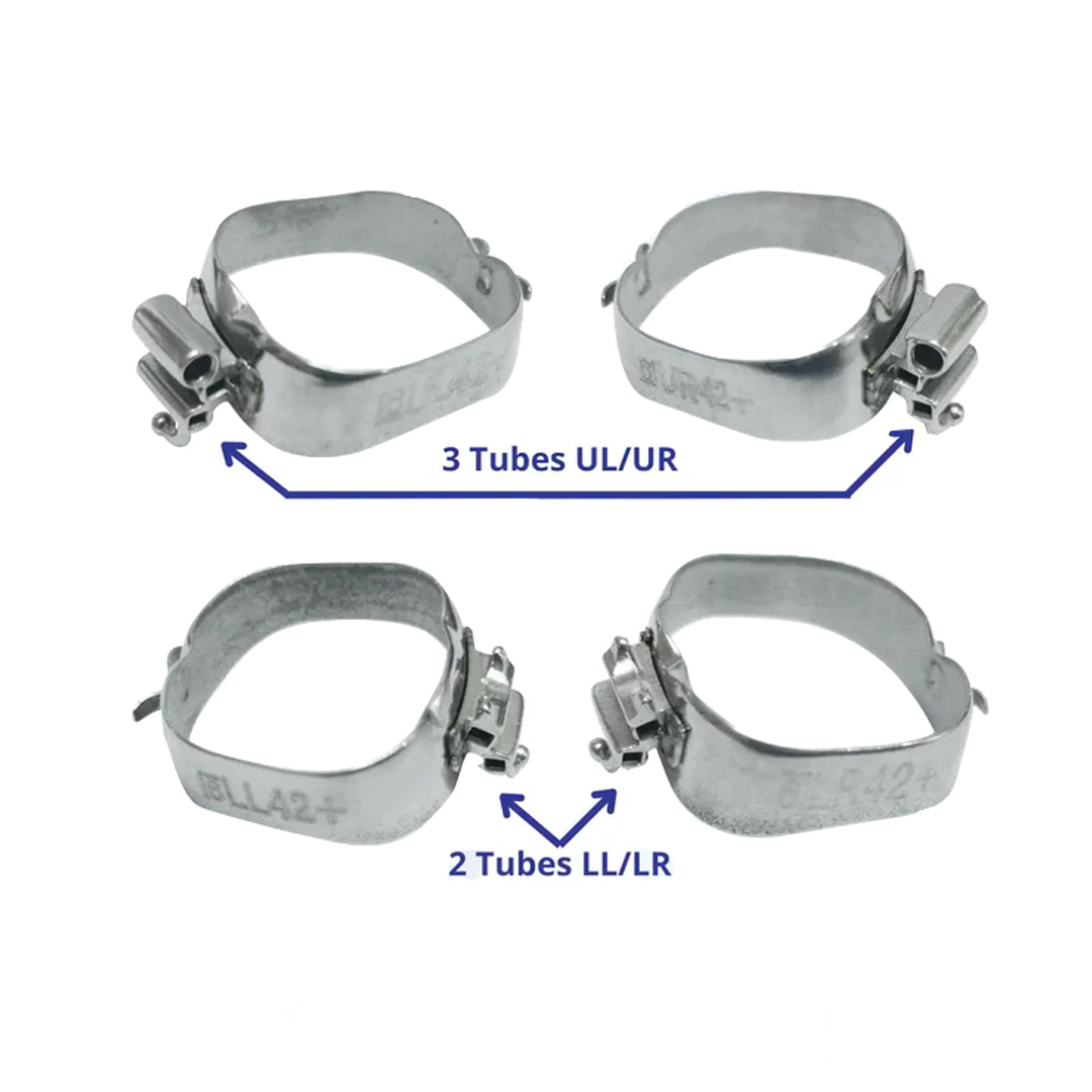 OSL 1st Molar Prewelded Molar Bands MBT 0.018 U3/L2 (Pack Of 4)