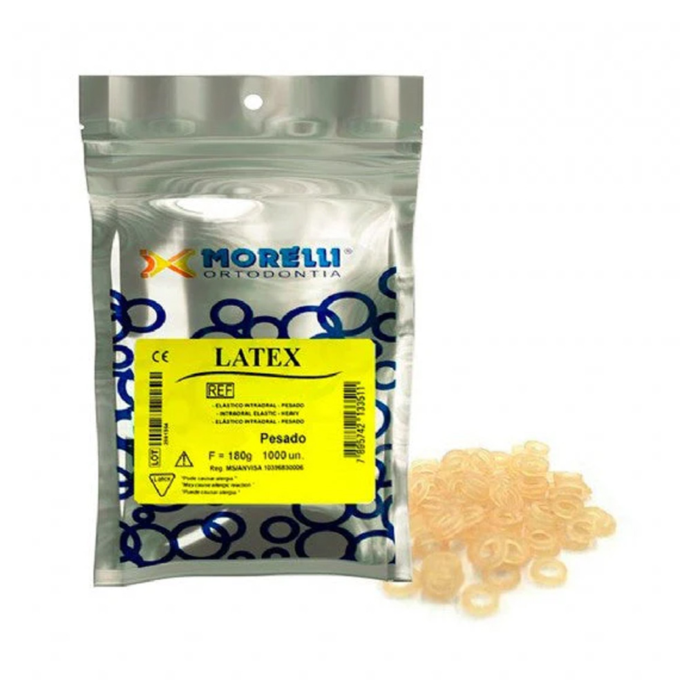Morelli Intraoral Latex Elastics Medium - Size 5/16 (4.5 OZ)