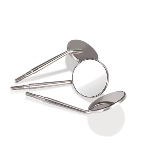 Waldent Mouth Mirror Tops Plain No.5 Pk/12 (K13/3)