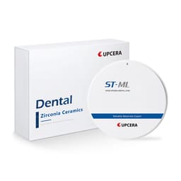 Upcera Dental Zirconia Blanks ST Multilayer Shade A1- D98-14mm