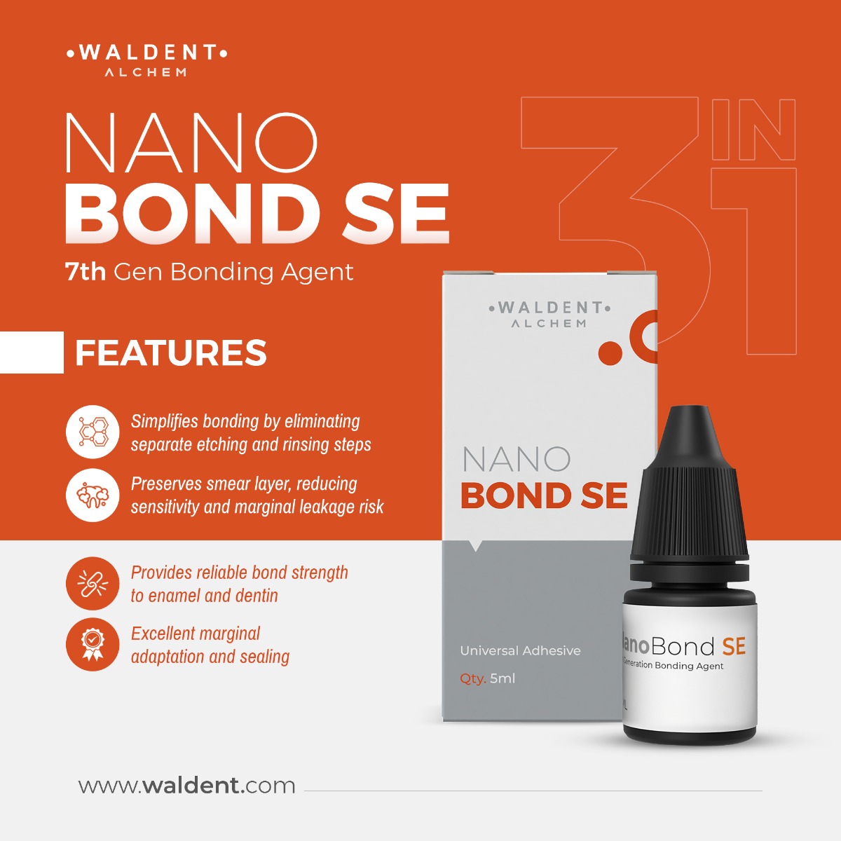 Waldent Nanobond SE (7th Gen Bonding Agent)