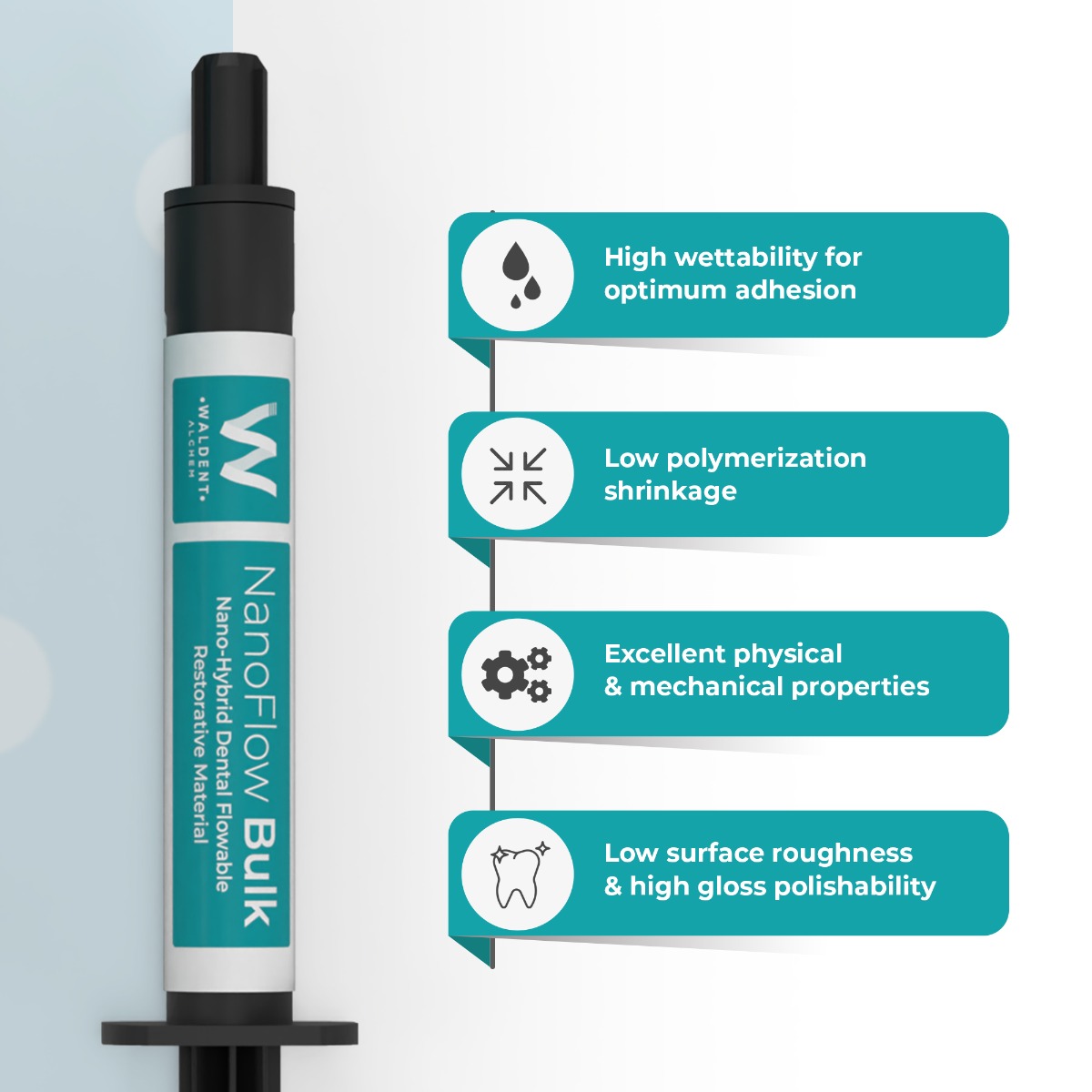 Waldent NanoFlow Bulk Fill Flowable Composite