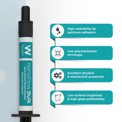 Waldent NanoFlow Bulk Fill Flowable Composite