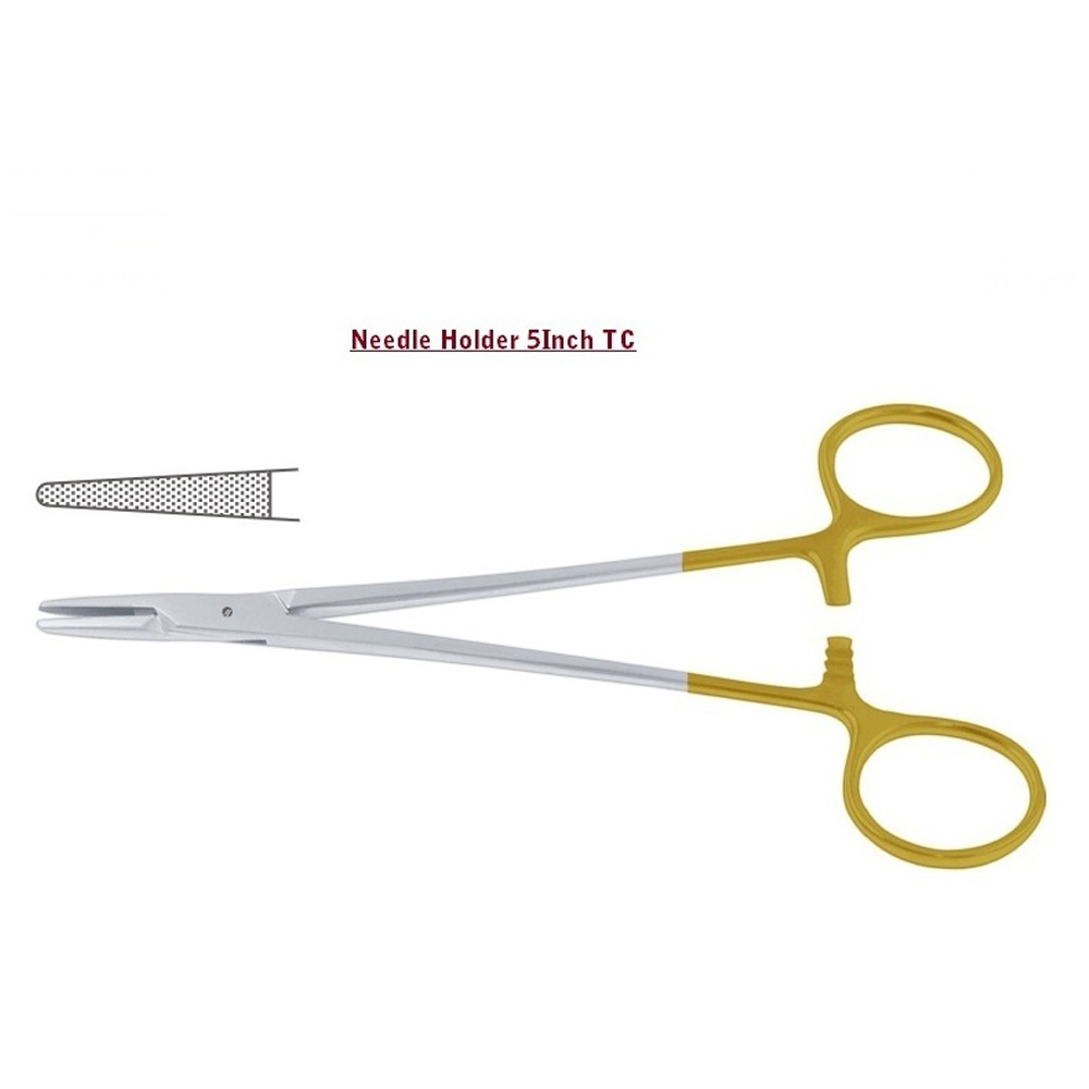 Julldent Needle Holder With Tungsten Carbide Tip - 5