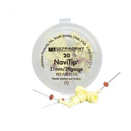 Ultradent Navi Tips 29 Gauge 21mm Pack of 20 - 5113