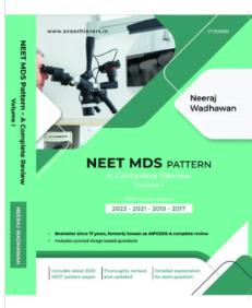 NEET MDS Pattern A Complete Review 5th Edition 2024 (Vol.1 & 2)