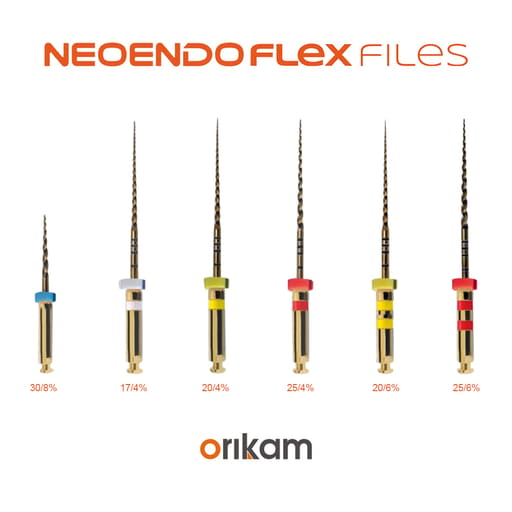 NeoEndo Flex Rotary Files 25mm