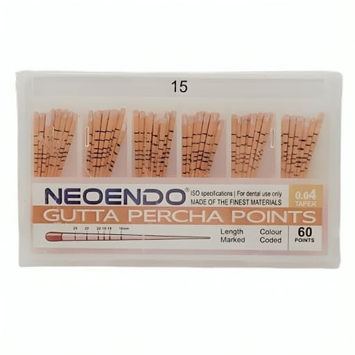 Neoendo Gutta Percha Points 4% (Length Marked)
