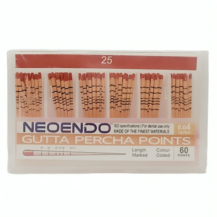 Neoendo Gutta Percha Points 4% (Length Marked)