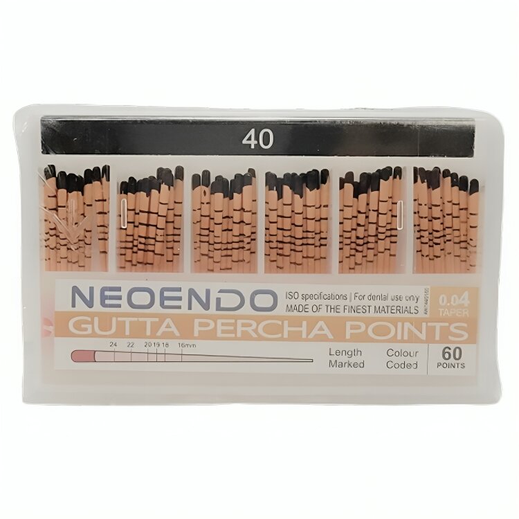 Neoendo Gutta Percha Points 4% (Length Marked)