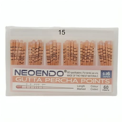 Neoendo Gutta Percha Points 6% (Length Marked)
