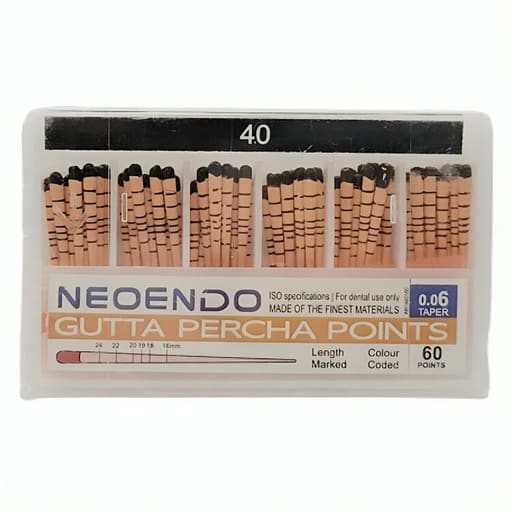 Neoendo Gutta Percha Points 6% (Length Marked)