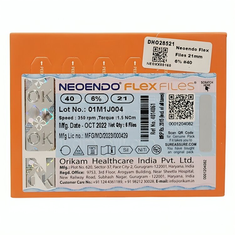 NeoEndo Flex Rotary Files 21mm    