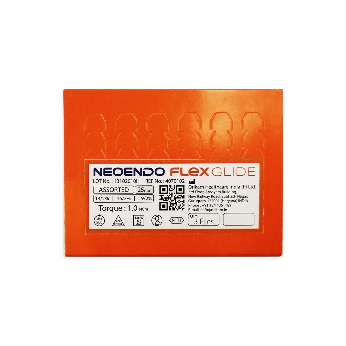 Neoendo Flex Glide Files 25mm #Assorted (Pack of 3)