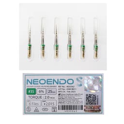 NeoEndo S Rotary Files 25mm 6% #35