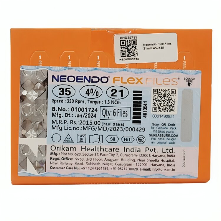 NeoEndo Flex Rotary Files 21mm    