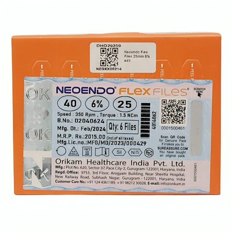 NeoEndo Flex Rotary Files 25mm