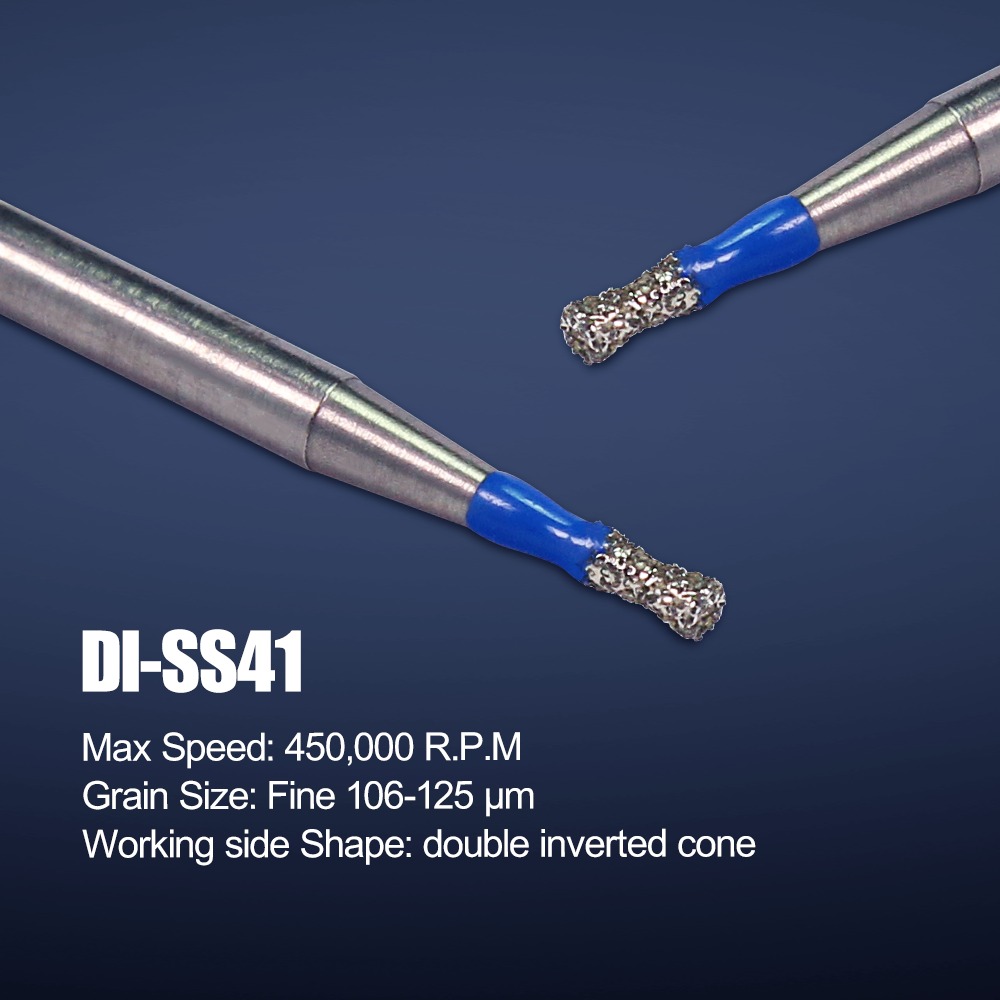 NewDiamond Super Short Shank Diamond Bur SS-41 (Pack Of 3)