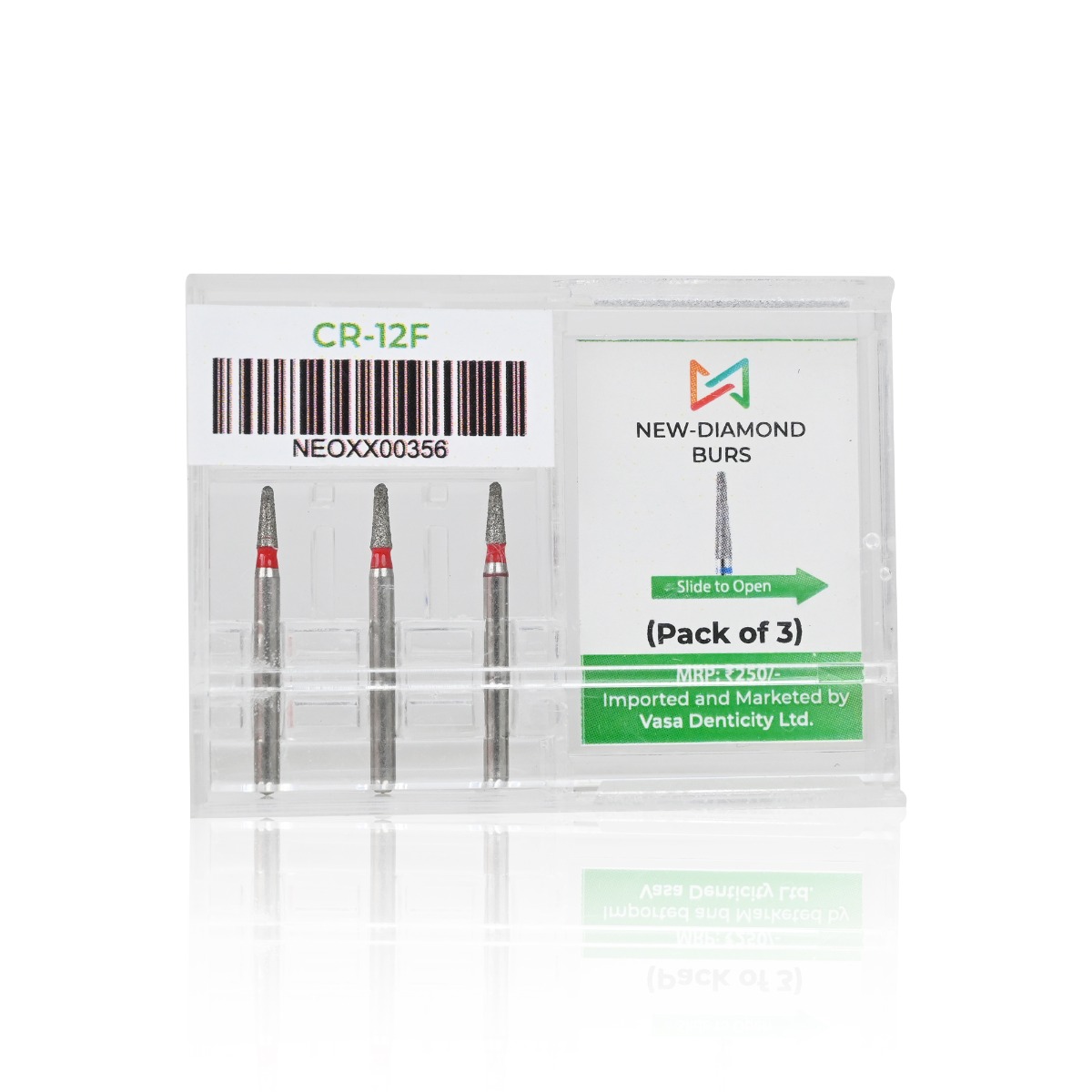 NewDiamond Crown Cutting Diamond Bur -CR (Pack Of 3)