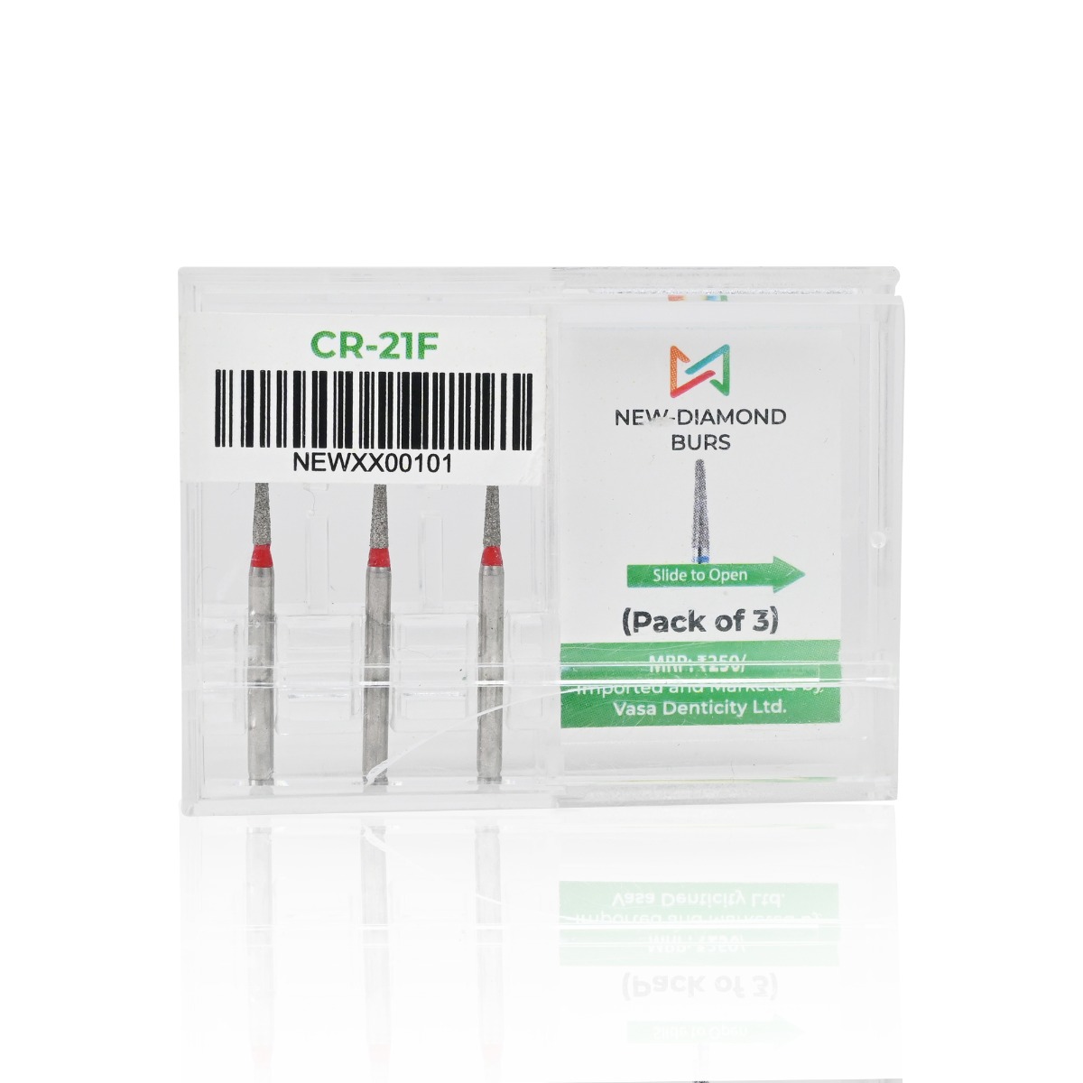 NewDiamond Crown Cutting Diamond Bur -CR (Pack Of 3)