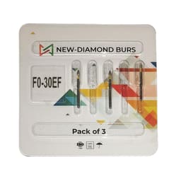 NewDiamond Flame Ogival FG Diamond Bur FO-30EF (Pack Of 3) - 2