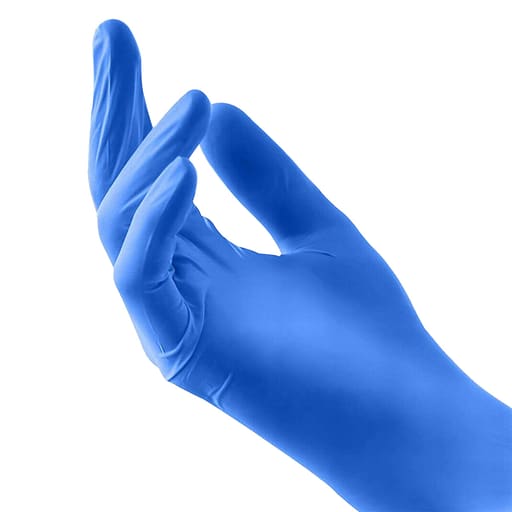 Waldent Nitrile Examination Gloves Blue (Pack of 80 Pcs)