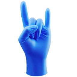 Waldent Nitrile Examination Gloves Blue (Pack of 80 Pcs) - 12