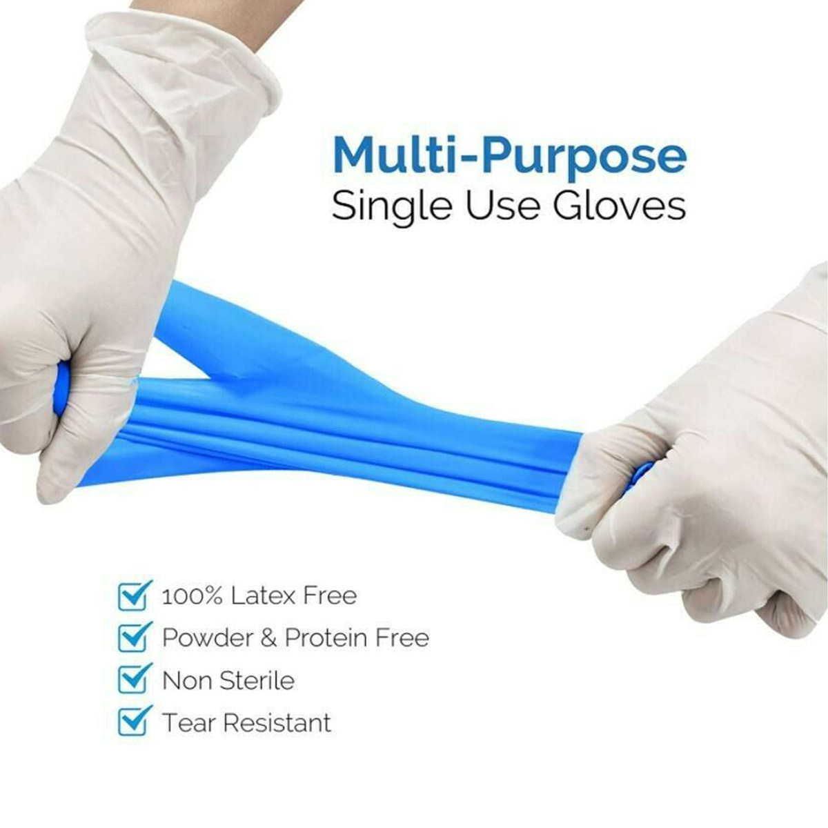 Waldent Nitrile Examination Gloves Blue (Pack of 80 Pcs)
