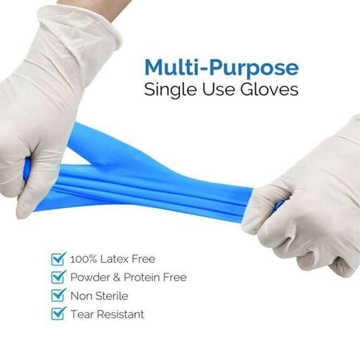 Waldent Nitrile Examination Gloves Blue (Pack of 80 Pcs)