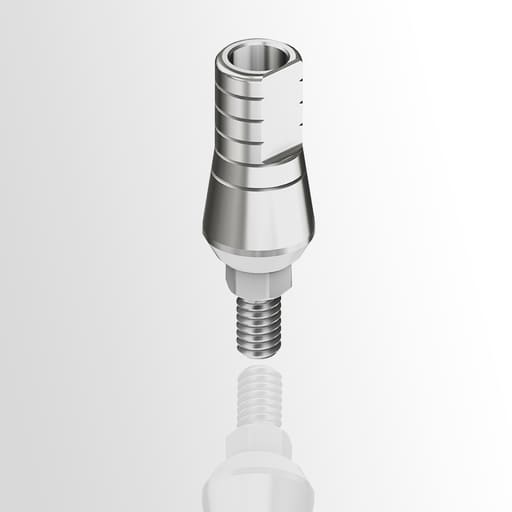 Nextin Straight Titanium Abutment No End Line - Hex 4.5mm x G/H 1mm x 10.4mm (P2810)